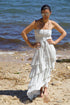 Silk Cascade Ruffle Skirt Vacances